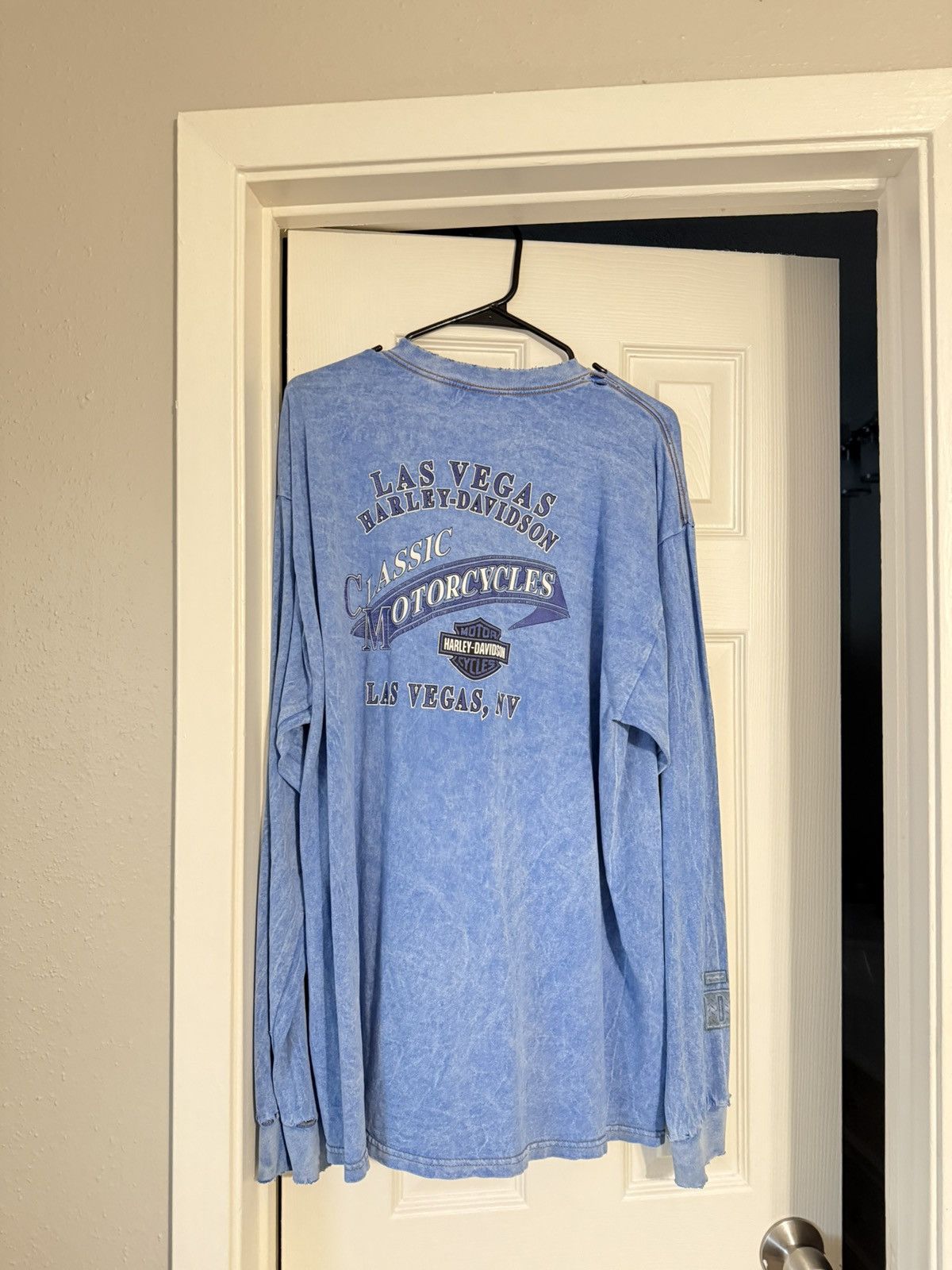 Harley Davidson × Vintage Harley Davidson Vintage Las Vegas Long Sleeve Size US XL / EU 56 / 4 - 5 Thumbnail