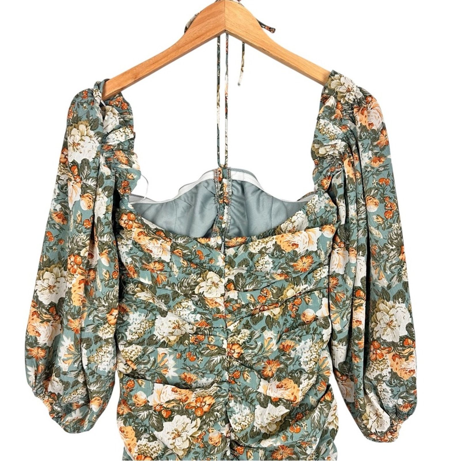 Other Hello Molly Basque Country Long Sleeve Ruched Mini Dress M Size M / US 6-8 / IT 42-44 - 7 Thumbnail