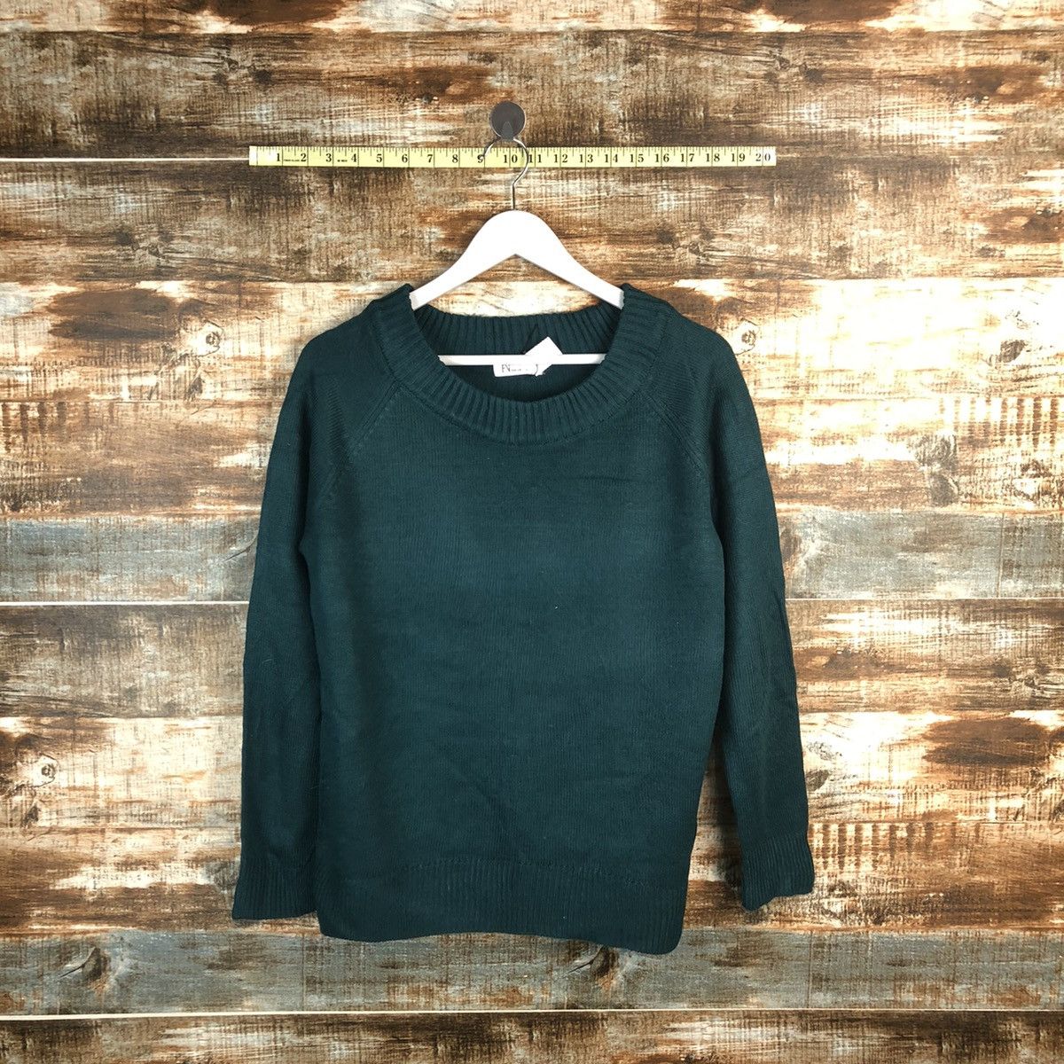 Homespun Knitwear × Japanese Brand Free Nature Green Knitwear #A1770 Size M / US 6-8 / IT 42-44 - 1 Thumbnail