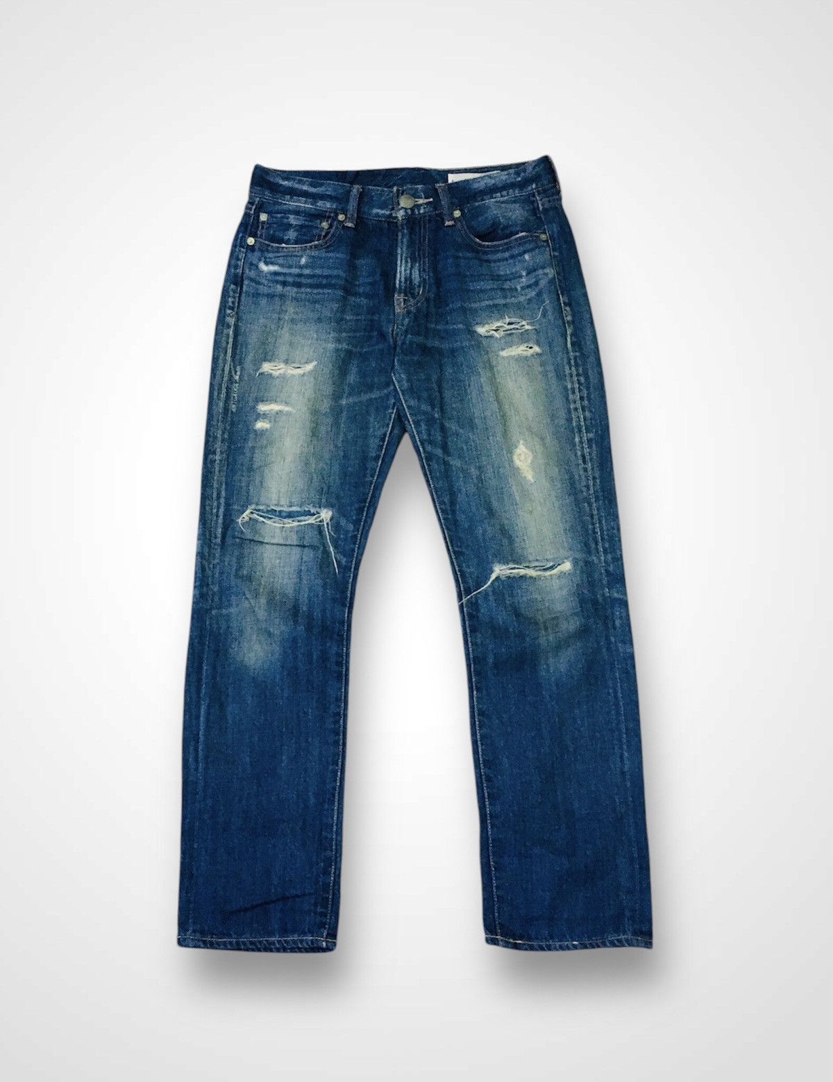 Japanese Brand Antgauge Distressed Jeans (16) Size 30" / US 8 / IT 44 - 1 Thumbnail