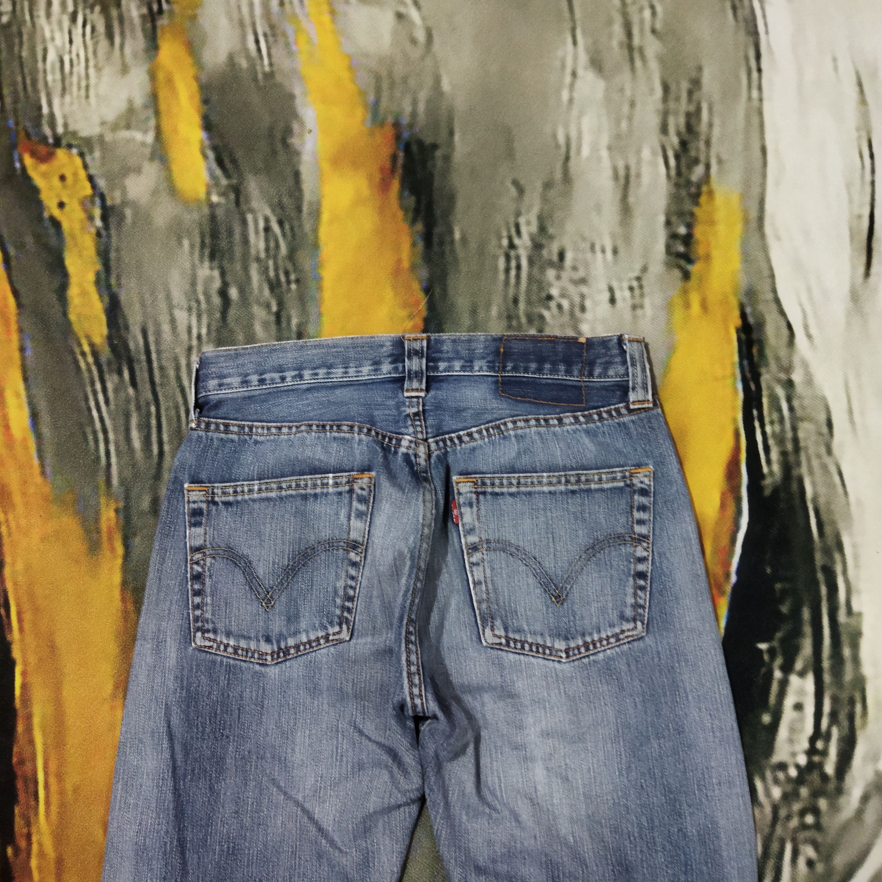 Japanese Brand × Levi's × Vintage VINTAGE LEVIS 501 DISTRESSED FADED BLUE JEANS PANTS Size US 28 / EU 44 - 8 Thumbnail