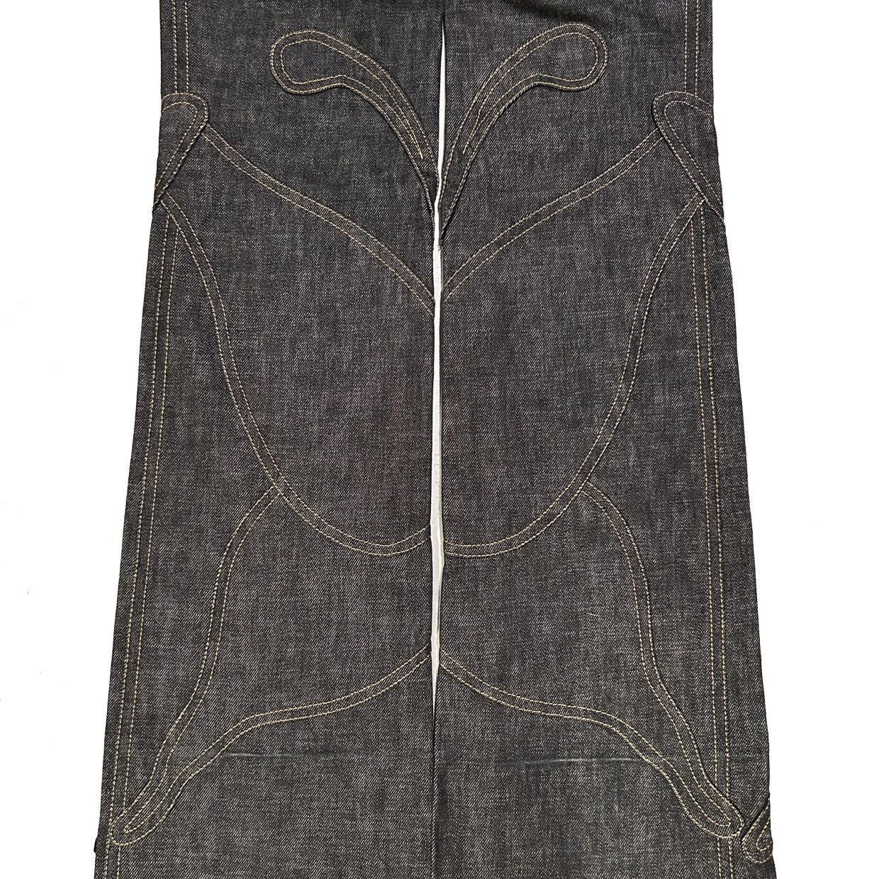 Dolce & Gabbana Dolce & Gabbana Spring 2002 Butterfly Jeans Size 26" / US 2 / IT 38 - 6 Thumbnail