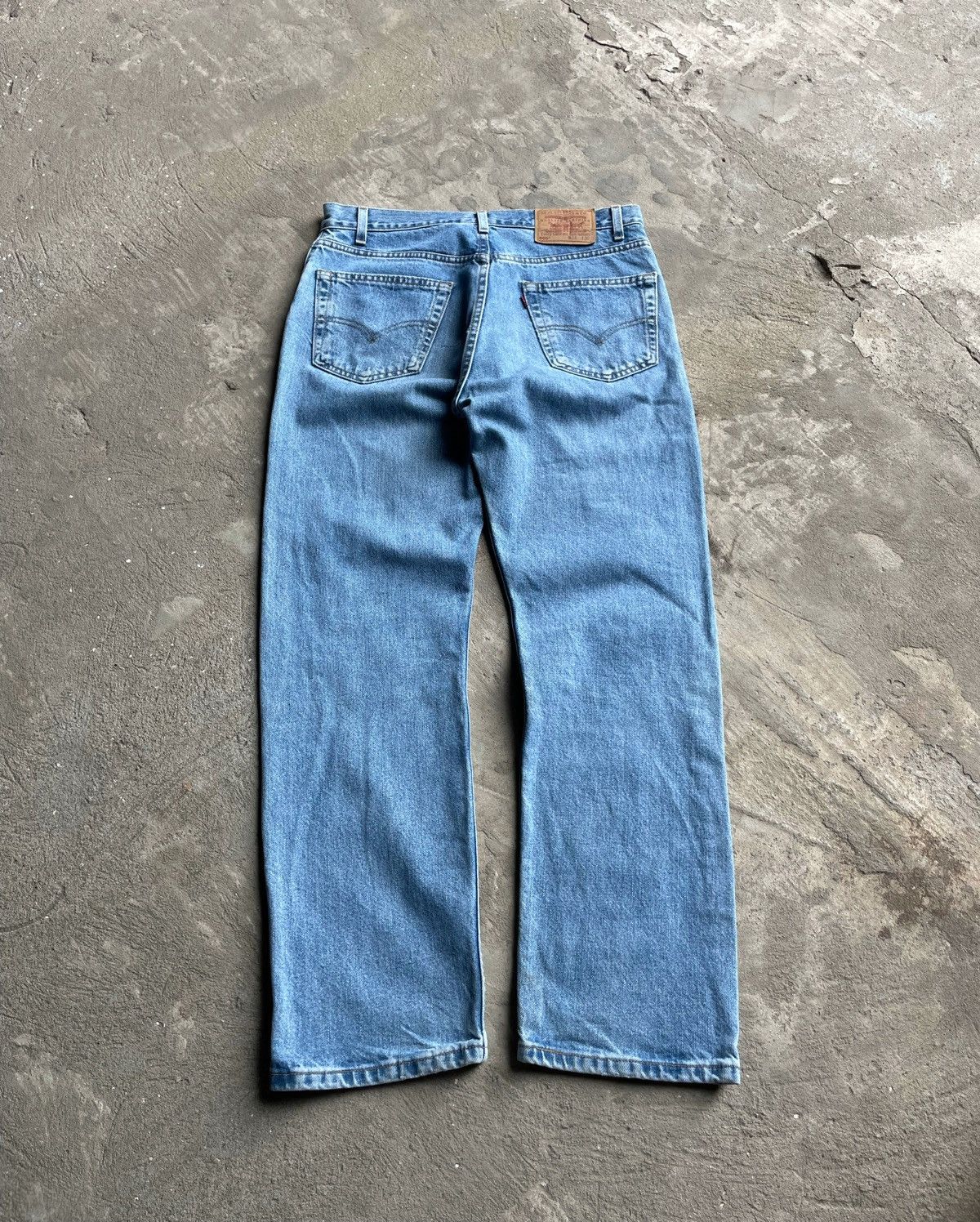 Japanese Brand × Levi's × Vintage Vintage Levi’s 505 Baggy Washed Faded Pants Y2K Size US 34 / EU 50 - 1 Thumbnail