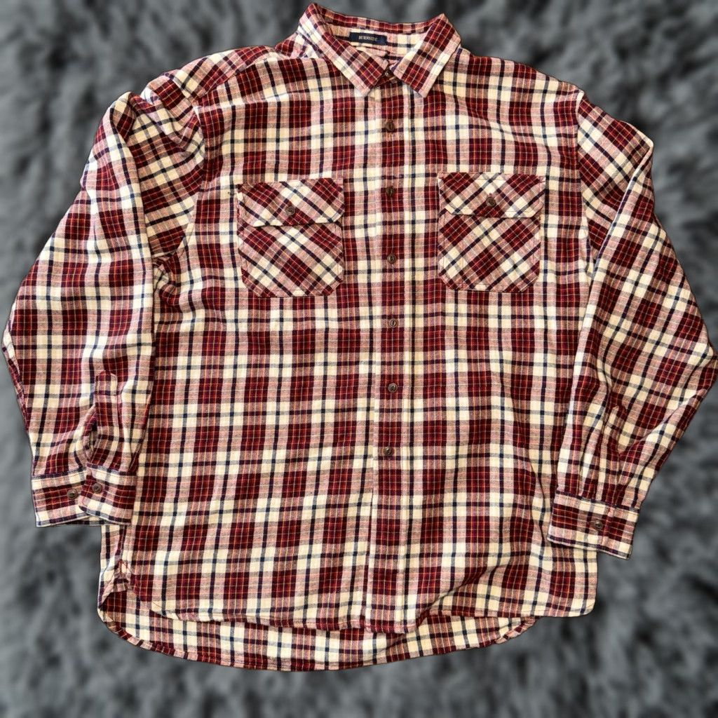 Pendleton Pendleton Burnside Shirt Plaid Flannel Button-Up Men’s Red Black XL Size US XL / EU 56 / 4 - 1 Thumbnail
