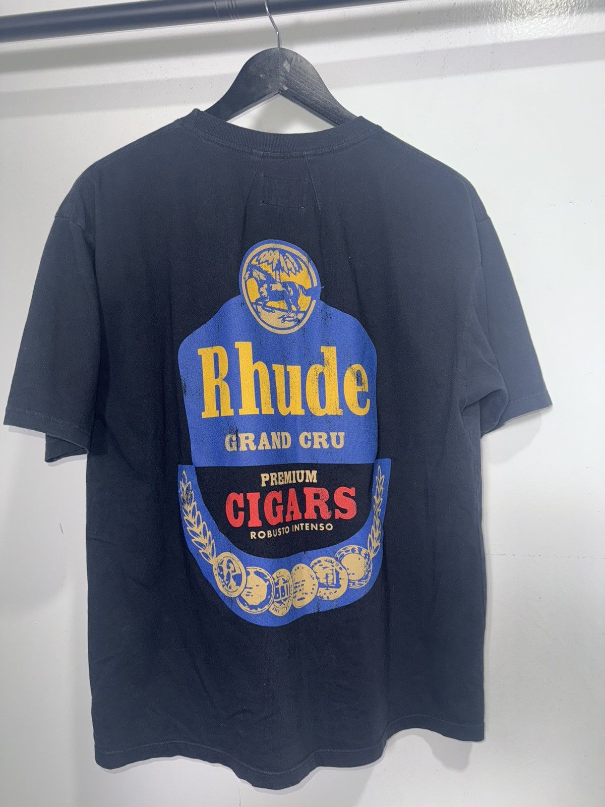 Rhude Rhude Grand Cru T-shirt vintage black Size US S / EU 44-46 / 1 - 3 Thumbnail