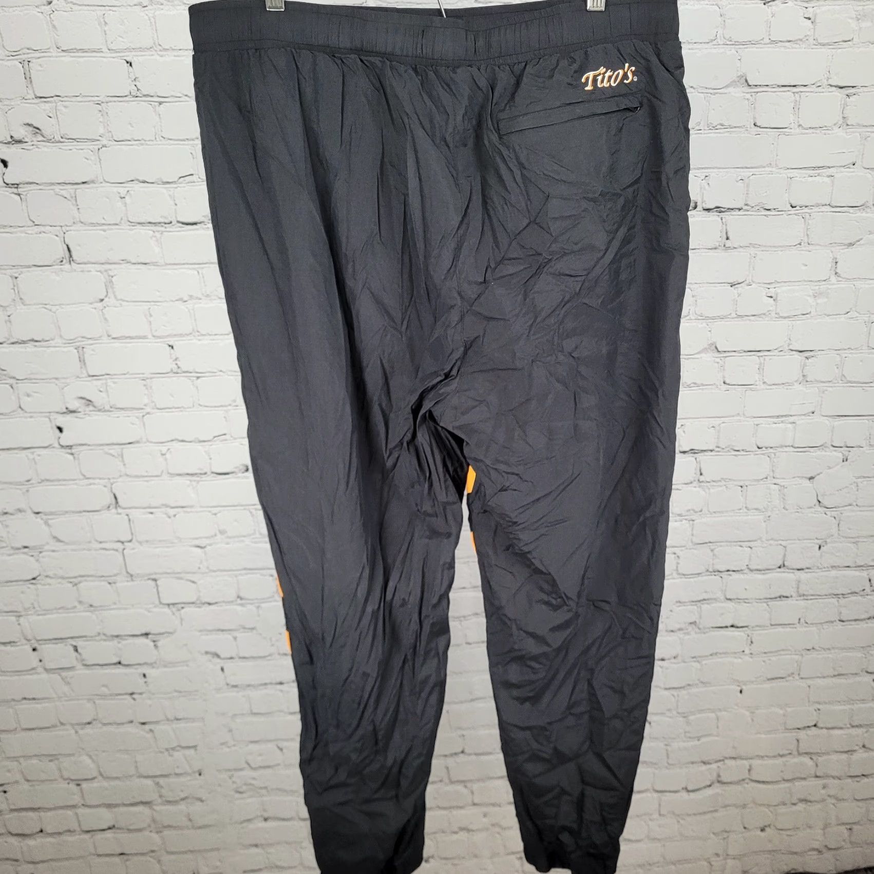 Prince VINTAGE Prince Tito’s Vodka Nylon Jogger Pants Black 2XL Men Size US 39 - 2 Thumbnail