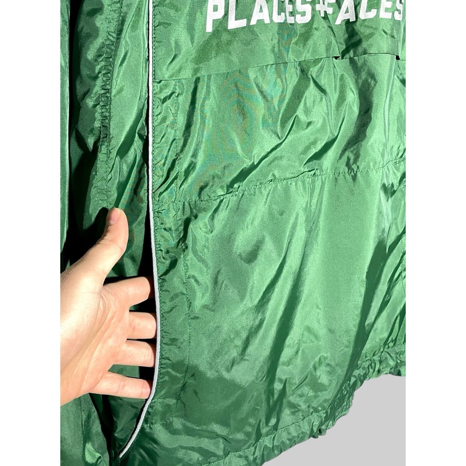 Places + Faces Places + Faces Men’s Reflective Anorak Jacket L Shirt Size US L / EU 52-54 / 3 - 6 Thumbnail