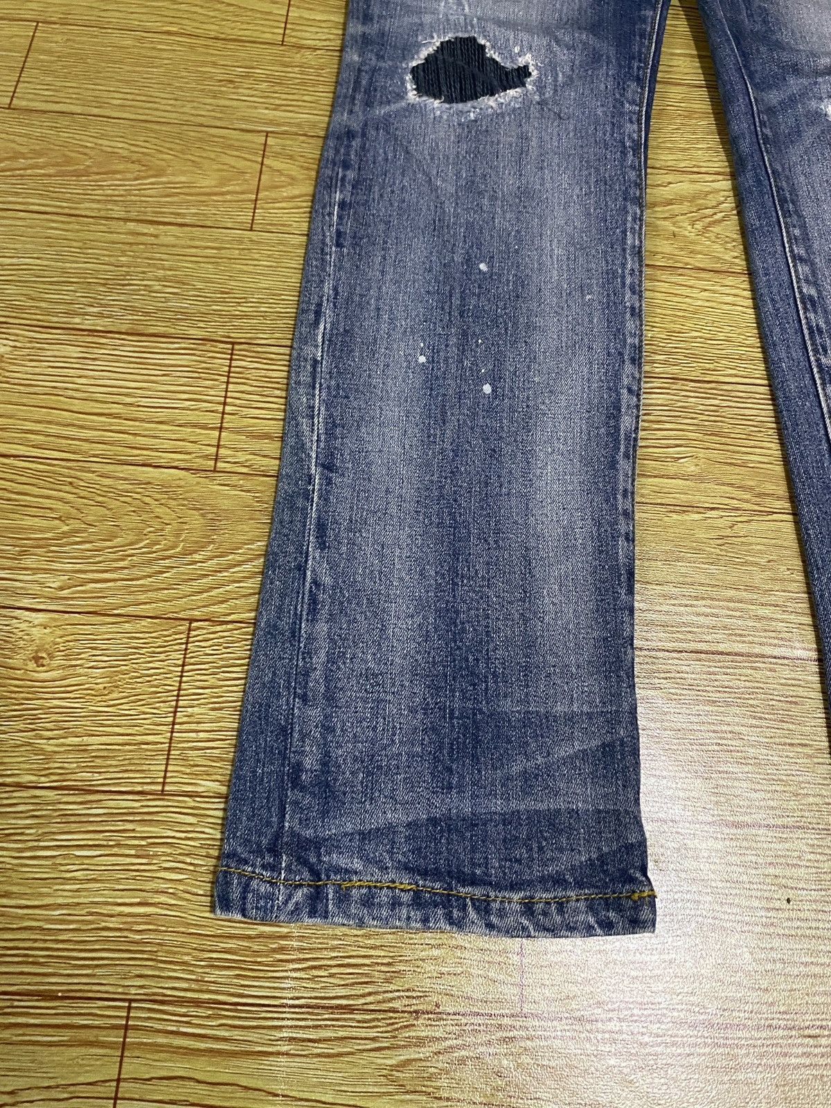 Number (N)ine Very Rare Vintage Number Nine 1piu1guale3 Ripped Jeans 2000s Size US 32 / EU 48 - 8 Thumbnail