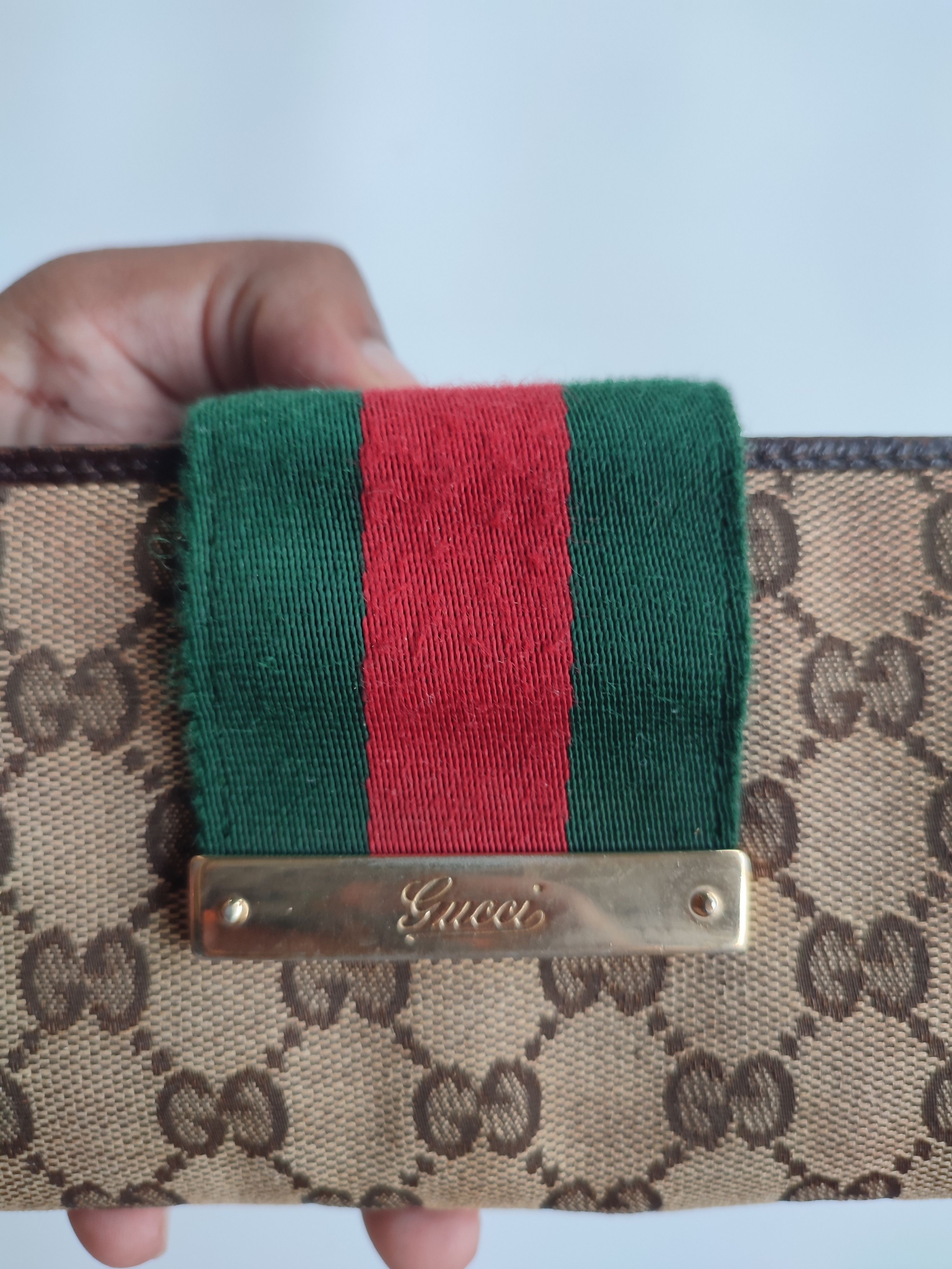 Gucci Auth Gucci GG Canvas Wallet Size ONE SIZE - 4 Thumbnail