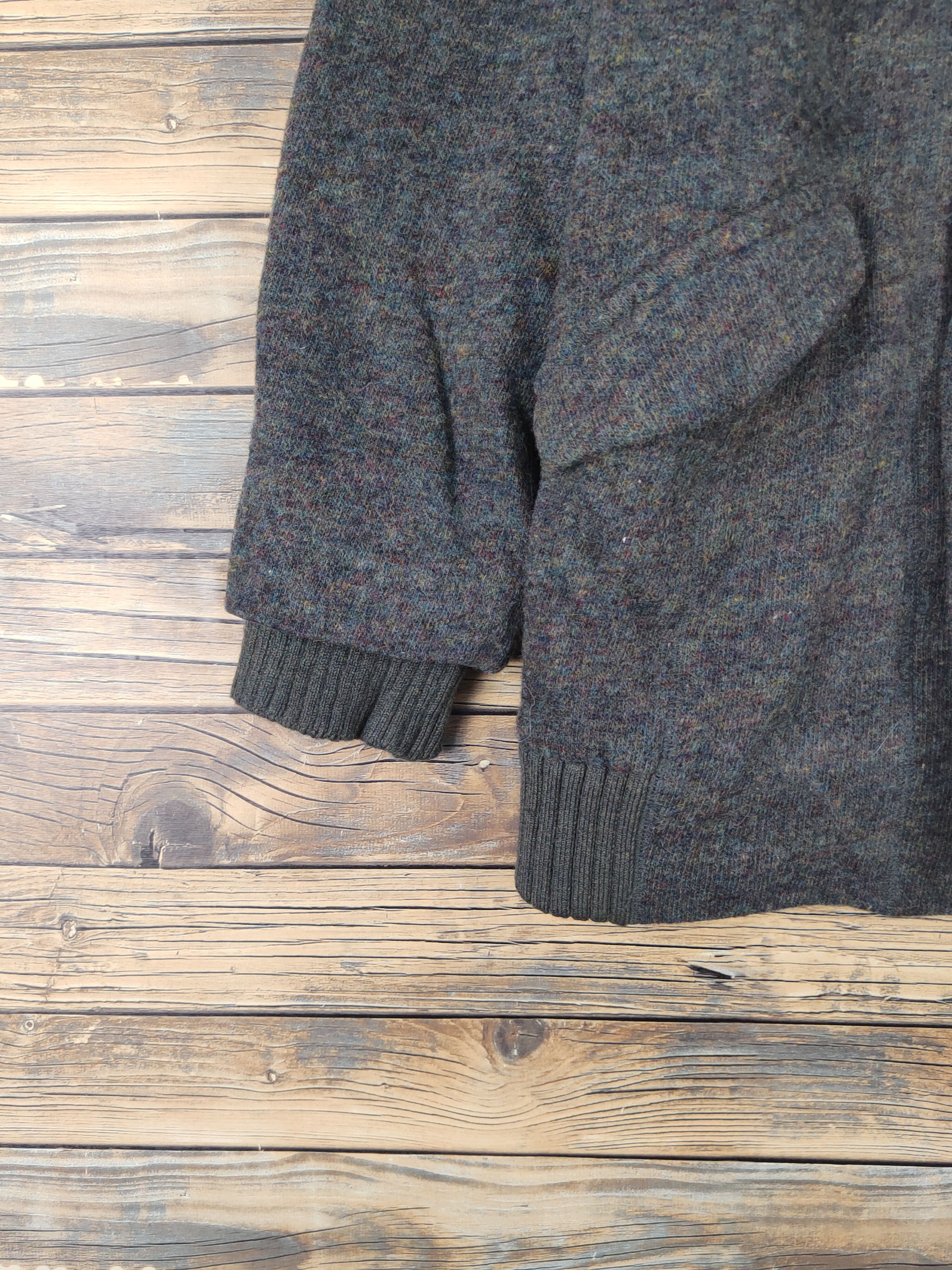 Homespun Knitwear × Pas de Calais × Vintage Pas de Calais Dark Green Knitwear Sweater Jackets #W1289 Size M / US 6-8 / IT 42-44 - 4 Thumbnail
