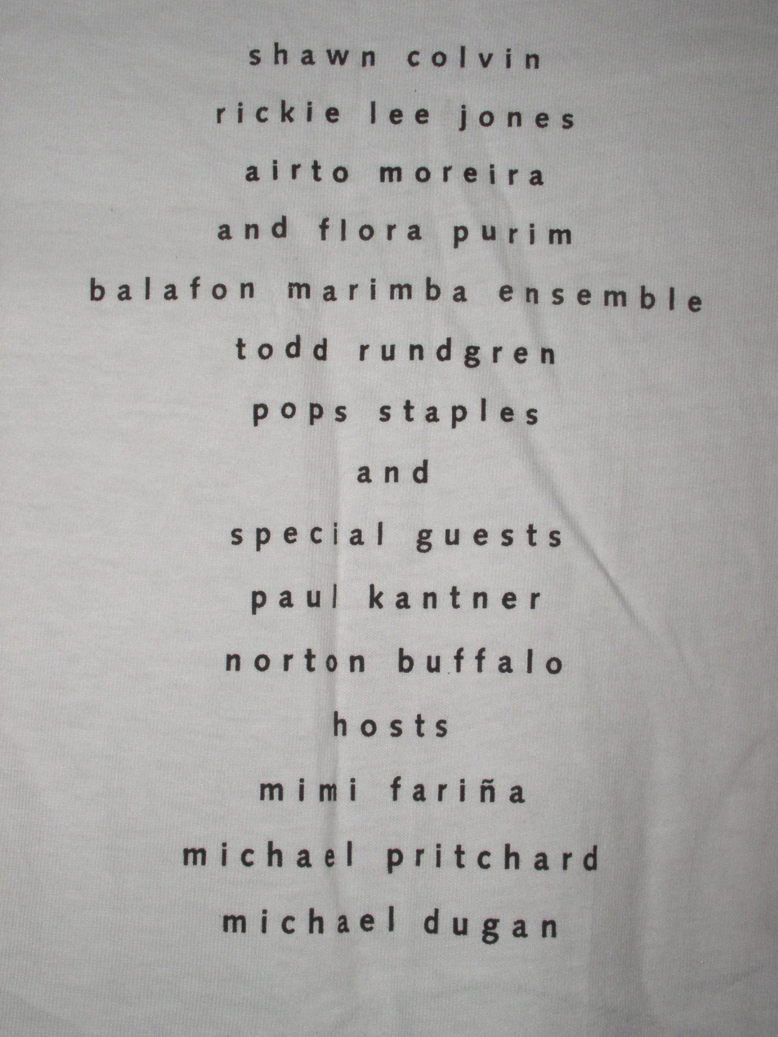 Hanes Bread & Roses Festival Concert T Shirt 1991 Single Stitched Size US XL / EU 56 / 4 - 4 Thumbnail