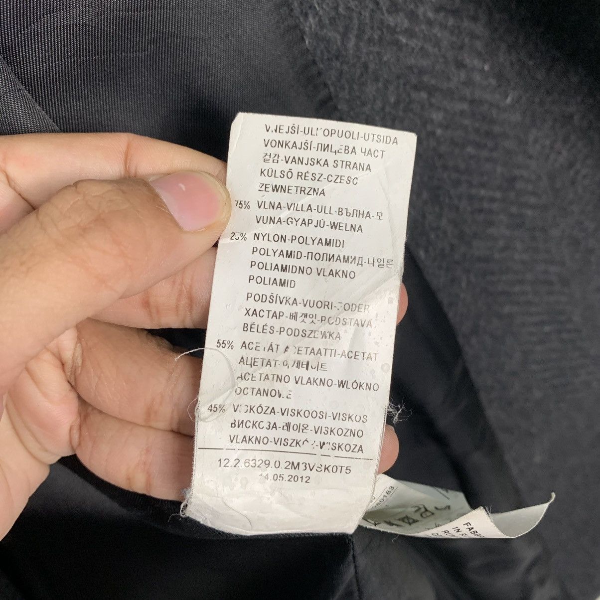Benetton Benetton Double Breasted Herringbone Coat Size XS / US 0-2 / IT 36-38 - 19 Thumbnail