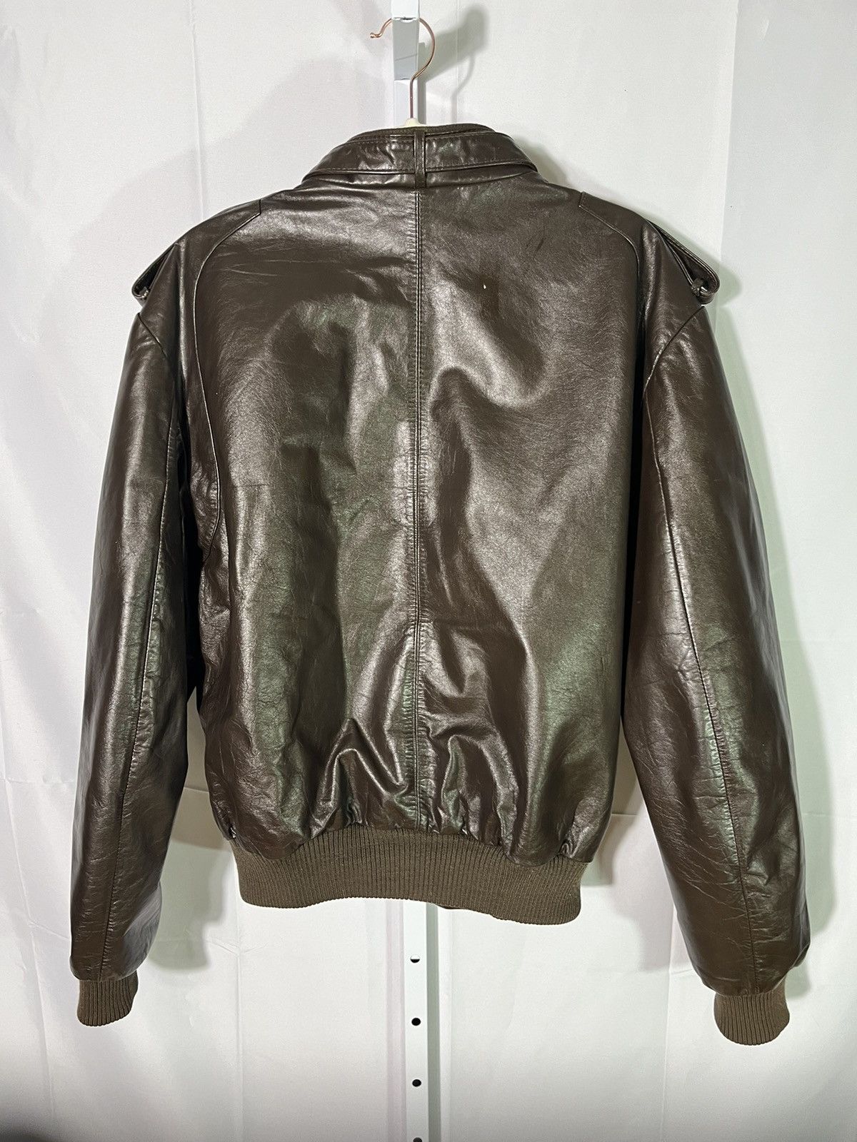 Members Only MEMBERS ONLY Vintage Brown Leather Jacket Size US S / EU 44-46 / 1 - 4 Thumbnail