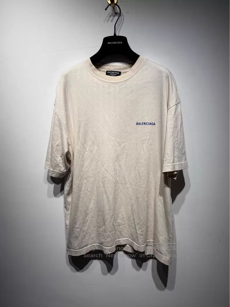 Balenciaga Balenciaga Letter Logo Printed Crew Neck Loose Fit Short S Size US XS / EU 42 / 0 - 1 Thumbnail