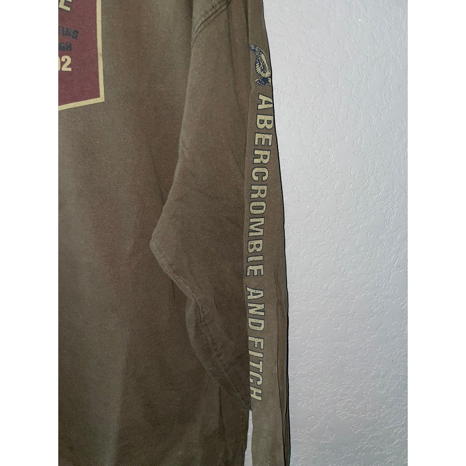 Abercrombie & Fitch Y2K Abercrombie & Fitch Fighting Eagles Shirt Long Sleeve L Size US L / EU 52-54 / 3 - 5 Thumbnail