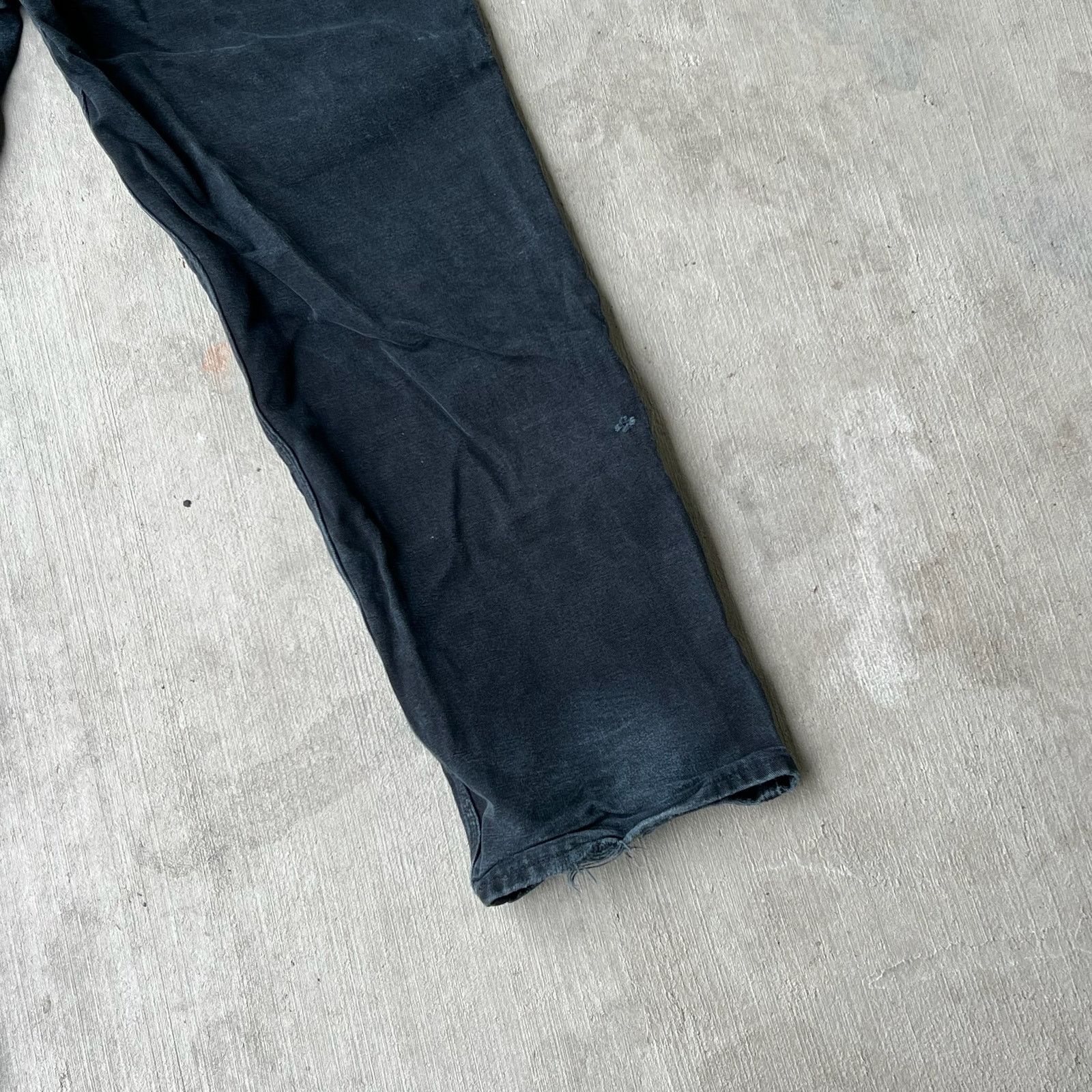 Carhartt × Vintage Carhartt faded black double knee work wear carpenter pants Size US 36 / EU 52 - 10 Thumbnail