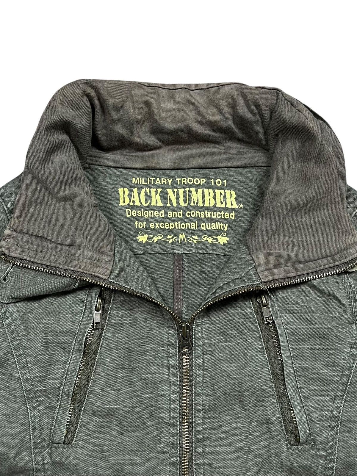 Japanese Brand Bono Jacket Military Back Number Size US S / EU 44-46 / 1 - 7 Thumbnail
