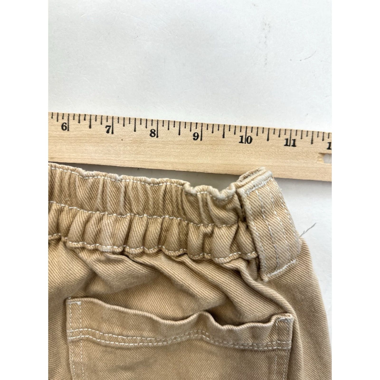 Pacsun VINTAGE PacSun Jeans Women’s XS Extra Small Khaki Elastic Waist Cargo Size 26" / US 2 / IT 38 - 7 Thumbnail