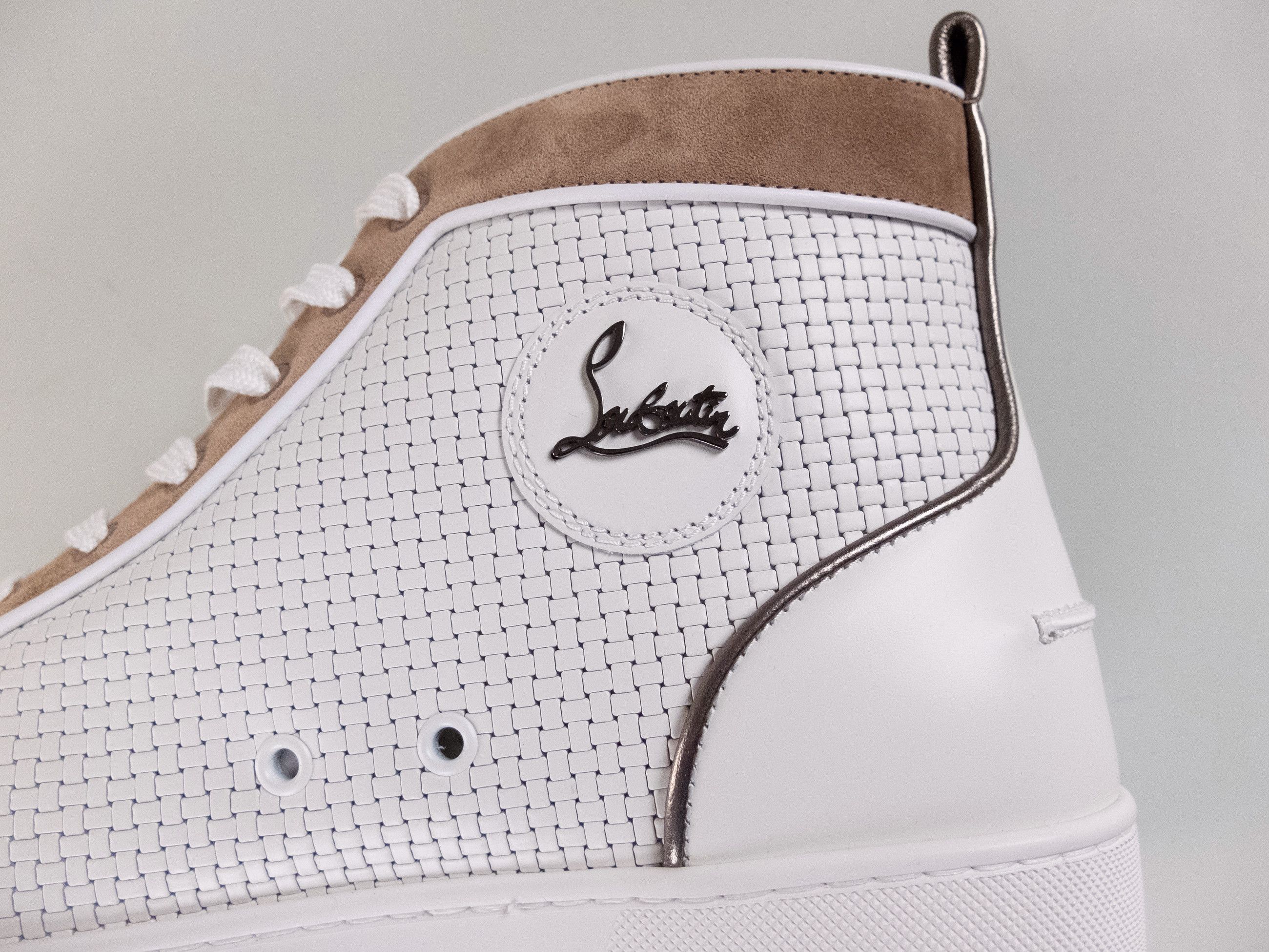 Christian Louboutin CHRISTIAN LOUBOUTIN Louis Spikes white leather sneakers 12 Size US 12 / EU 45 - 8 Thumbnail