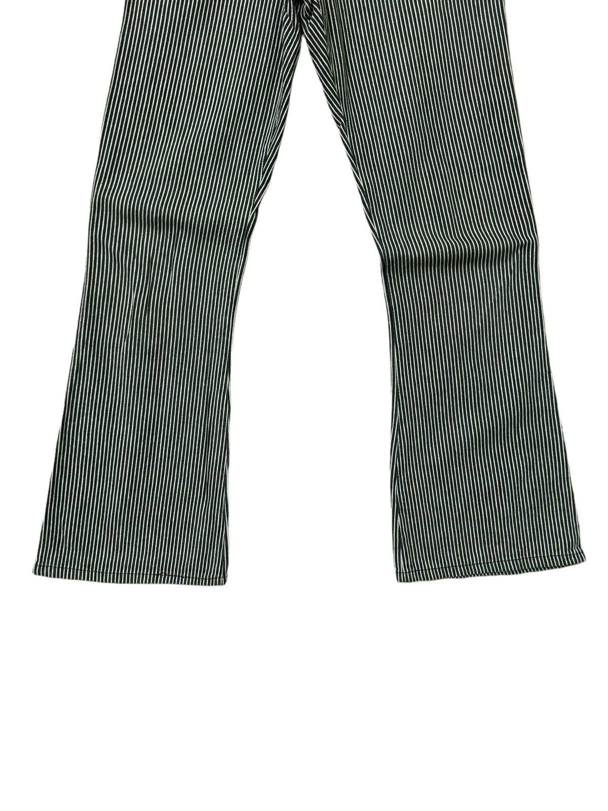If Six Was Nine × Japanese Brand × Tornado Mart Flare Jeans Striped Design Faded Bootcut Denim Size US 27 - 6 Thumbnail