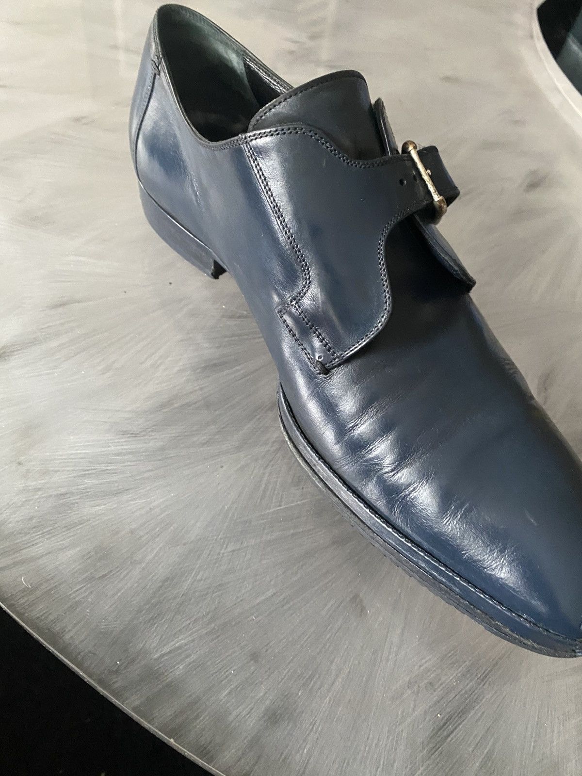 Christian Dior Monsieur Dior Blue shoes with buckle Size US 10.5 / EU 43-44 - 4 Thumbnail