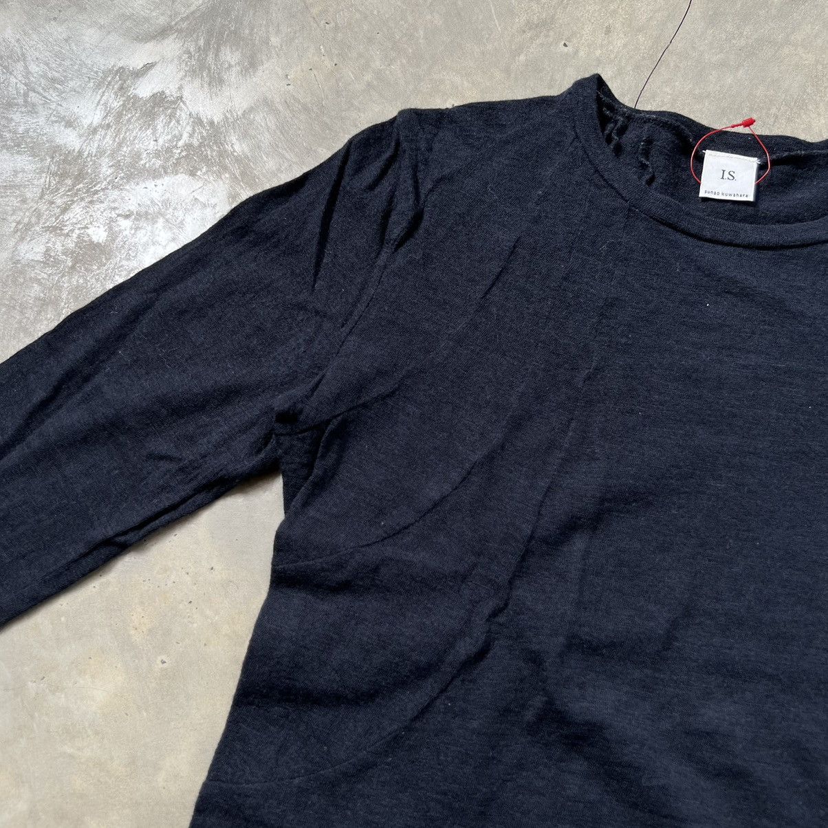 Issey Miyake Vintage Sunao Kuwahara by Issey Miyake Wool Knit Shirt Size M / US 6-8 / IT 42-44 - 4 Thumbnail