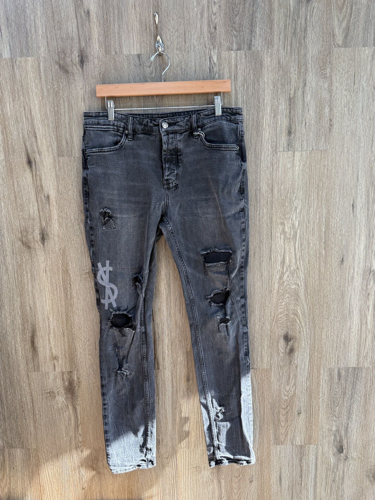 Ksubi Ksubi Grey Denim Jeans Size US 36 / EU 52 - 1 Thumbnail