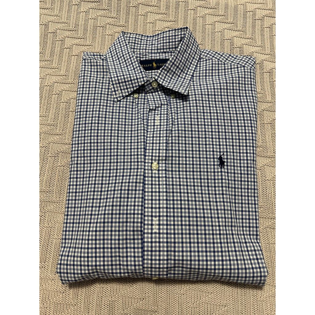 Ralph Lauren Ralph Lauren blue plaid button down size L Size US L / EU 52-54 / 3 - 1 Thumbnail