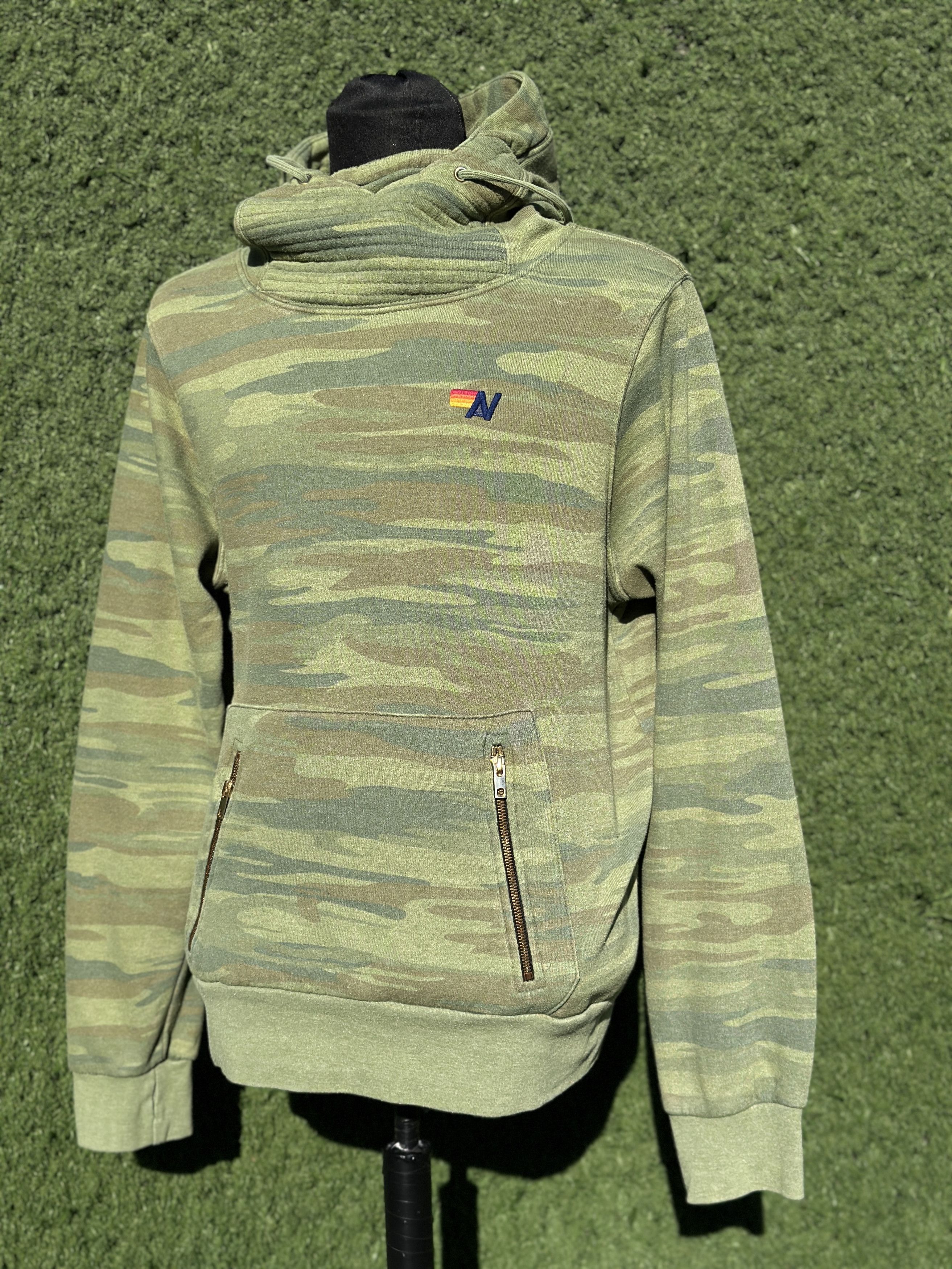 Aviator Nation Aviator Nation Camo Hoodie High Neck XL Vintage Fade Size US XL / EU 56 / 4 - 9 Thumbnail