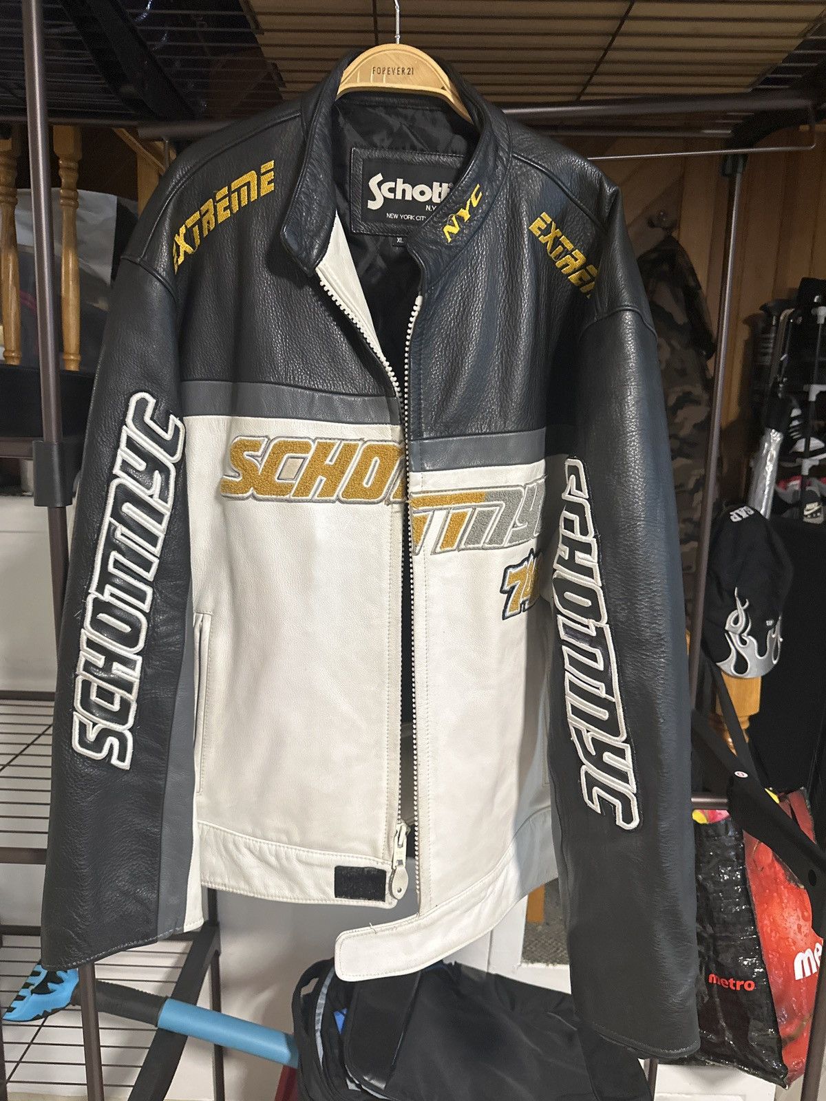 Schott Schott NYC biker jacket Size US XL / EU 56 / 4 - 1 Thumbnail
