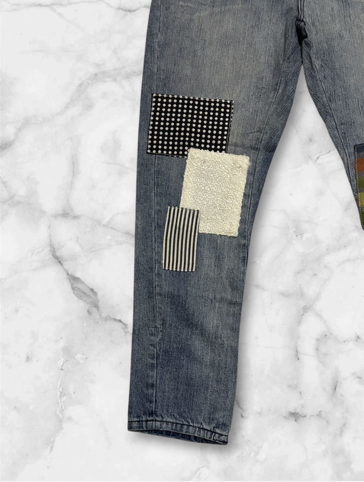 Vintage Somari Streetwear Pant Distressed Denim Size US 28 / EU 44 - 4 Thumbnail