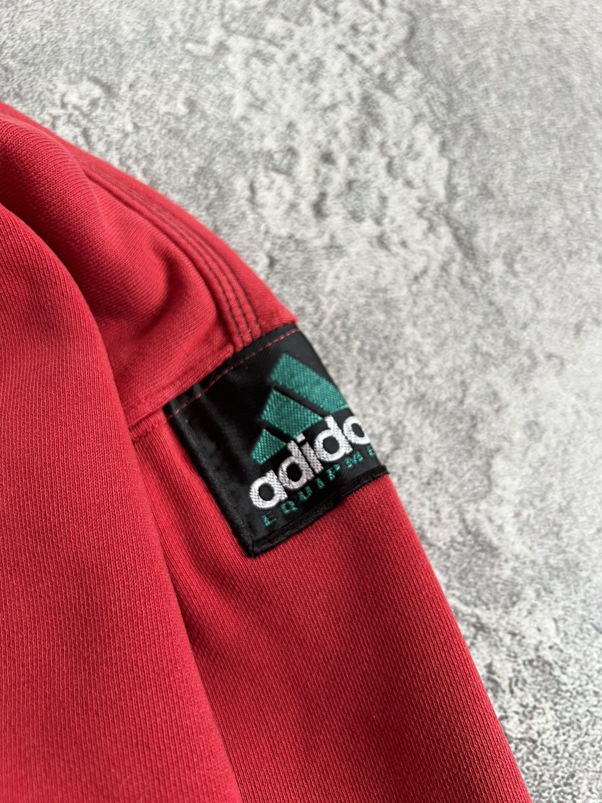 Adidas Vintage Adidas Equipment Big Logo Red Sweatshirt Size M 90s Size US M / EU 48-50 / 2 - 4 Thumbnail