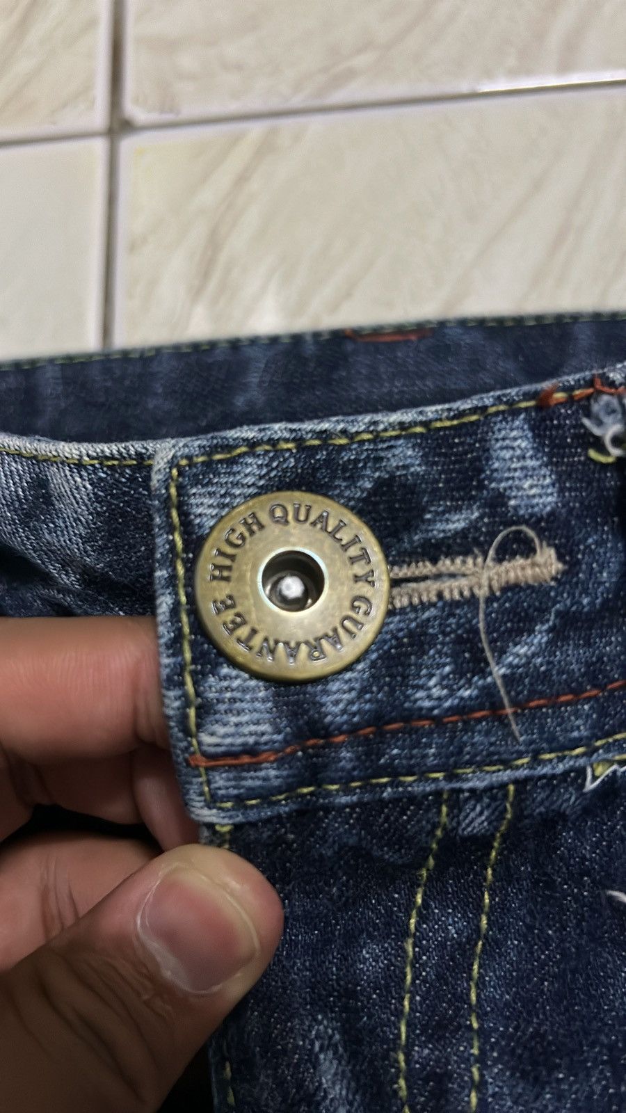 If Six Was Nine × Japanese Brand × Le Grande Bleu (L.G.B.) Casse Jeans Rare Vintage Design Size 28" / US 6 / IT 42 - 6 Thumbnail