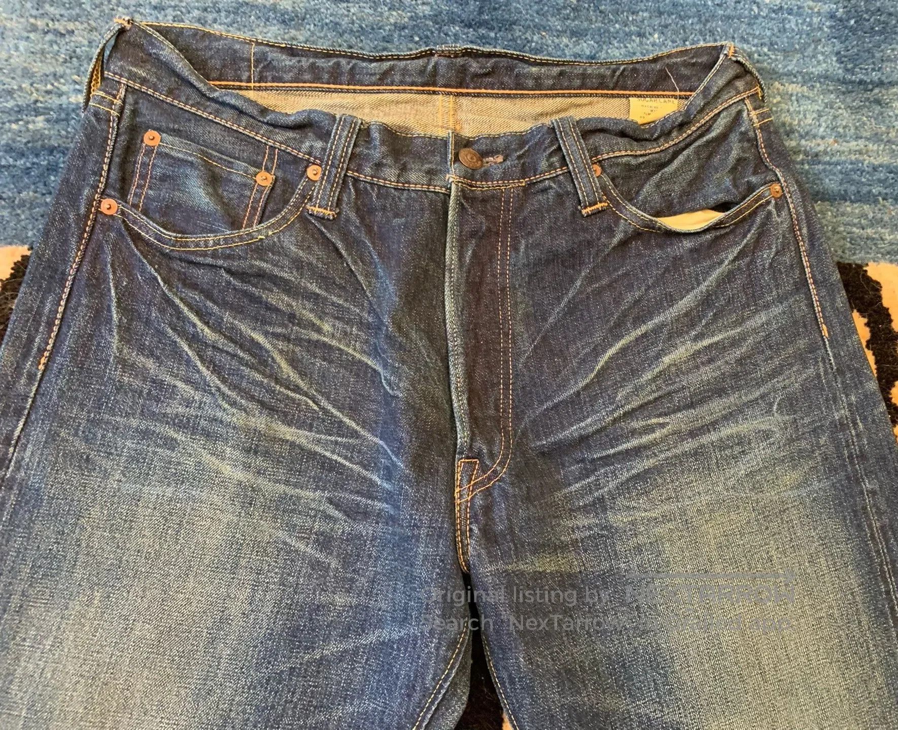 Sugar Cane Sugar Cane 901 Relaxed Straight Jeans. Size US 34 / EU 50 - 2 Thumbnail