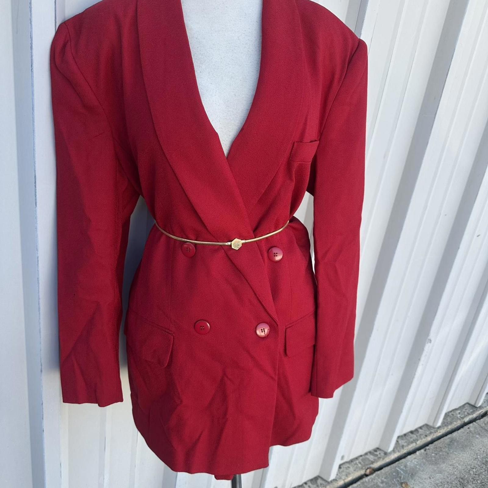 Other Red blazer vintage Size L / US 10 / IT 46 - 8 Thumbnail