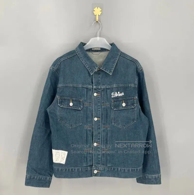 Dior Blue Denim Jacket for Men .