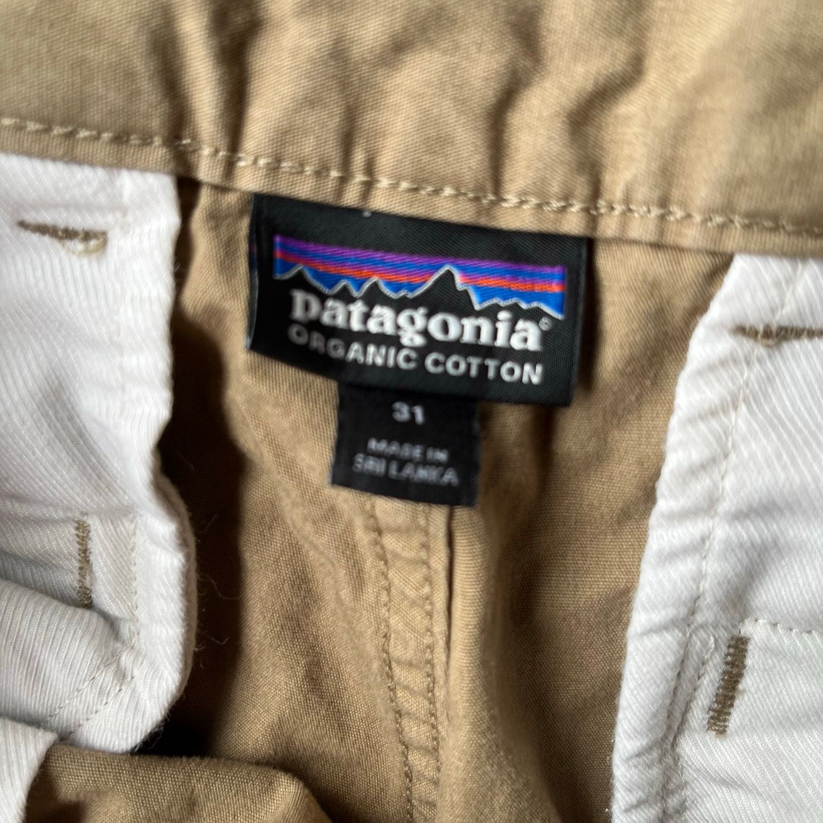 Vintage PATAGONIA KHAKI BEIGE SHORTS 34 CHINO ORGANIC Size US 34 / EU 50 - 3 Thumbnail