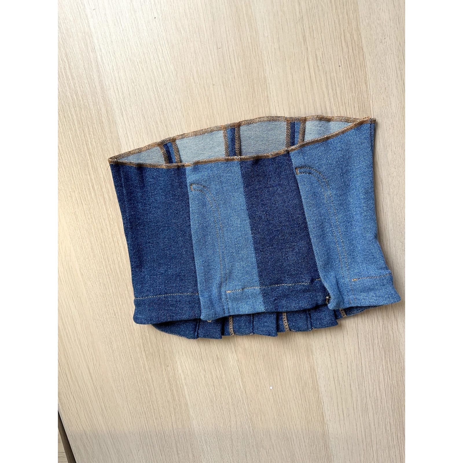 AVAVAV AVAVAV Multi Fly Denim Top - Size S - NEW Made In Italy Size S / US 4 / IT 40 - 2 Thumbnail