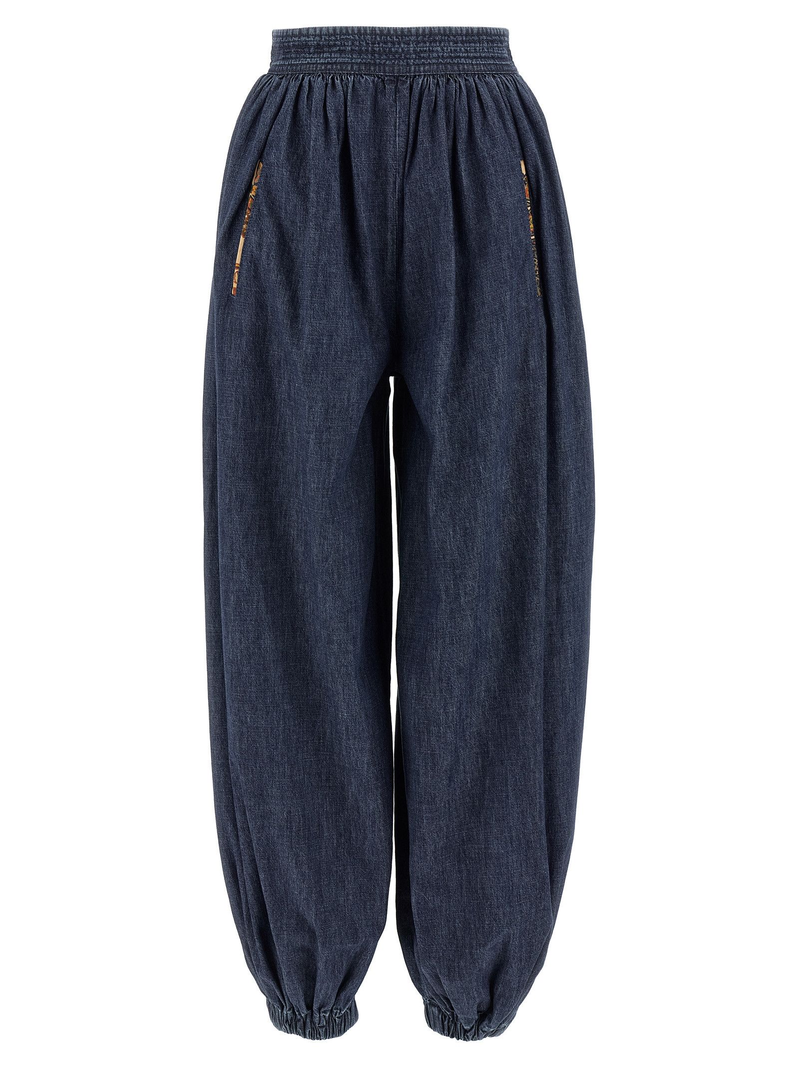 Valentino Valentino Garavani Denim Chambray Pants Size 26" / US 2 / IT 38 - 1 Thumbnail