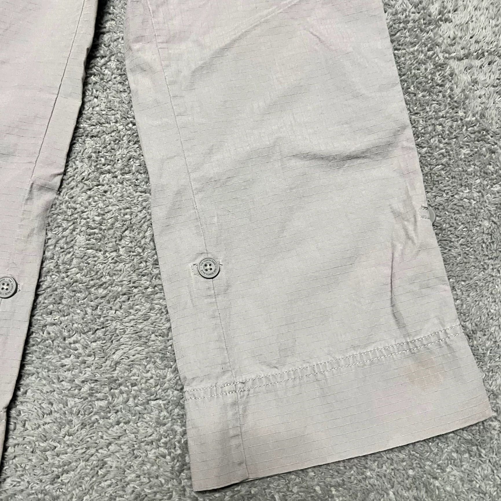 The North Face The North Face Pants Women 4 Ripstop Cropped Gray Purple Straight 31x24 Size 27" / US 4 / IT 40 - 2 Thumbnail