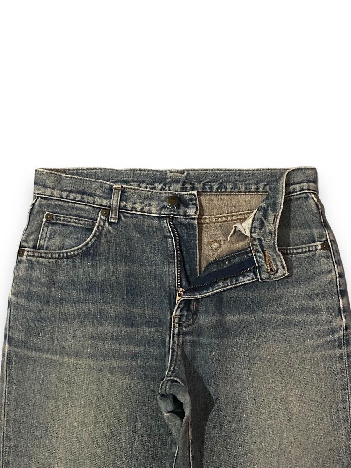 If Six Was Nine Vintage Wrangler Western Denim Flared Jeans Size US 30 / EU 46 - 8 Thumbnail