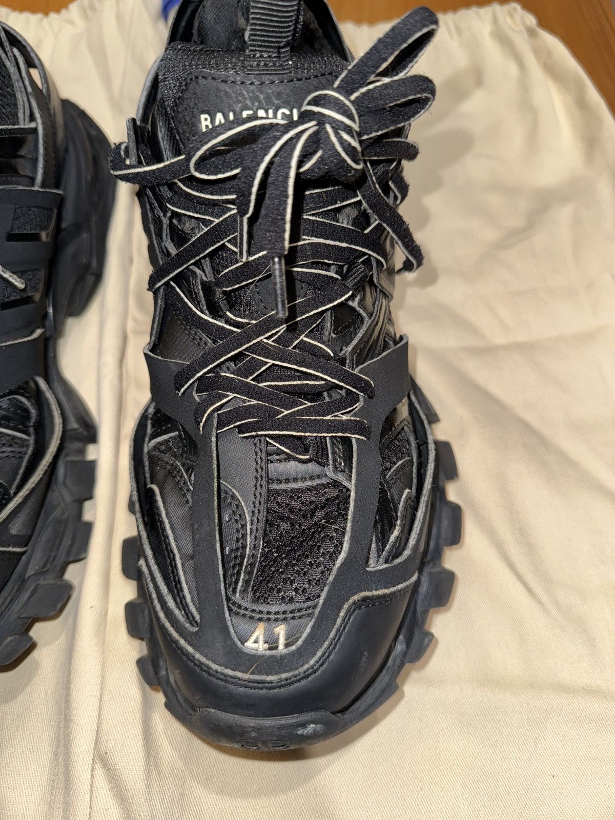 Balenciaga Black Balenciaga Tracks Size 41 Size US 8 / EU 41 - 3 Thumbnail