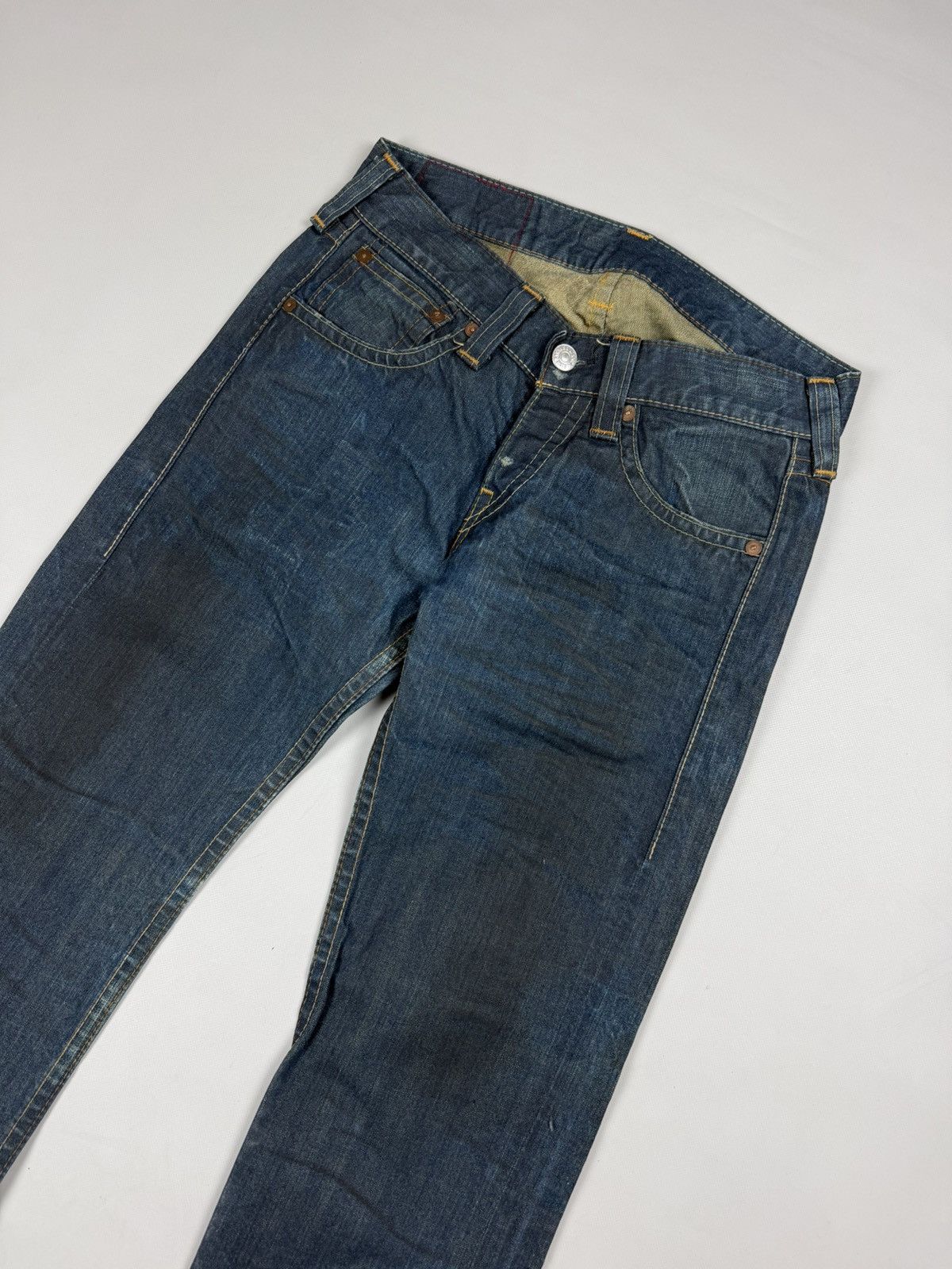Levi's Levis RED Lot 01M F02 Vintage Men’s Wide Leg Cowboy Jeans Size US 30 / EU 46 - 2 Thumbnail