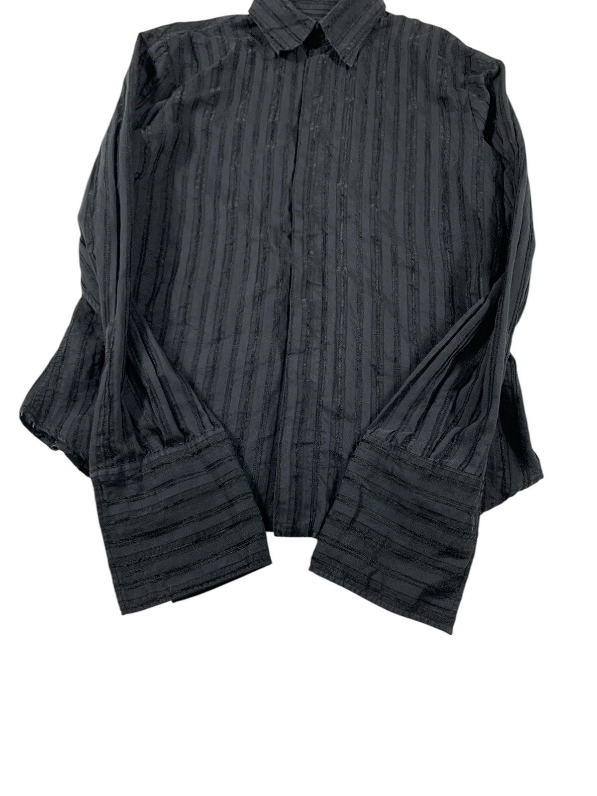 Just Cavalli Just Cavali Linen Button Up Shirt Size L / US 10 / IT 46 - 2 Thumbnail