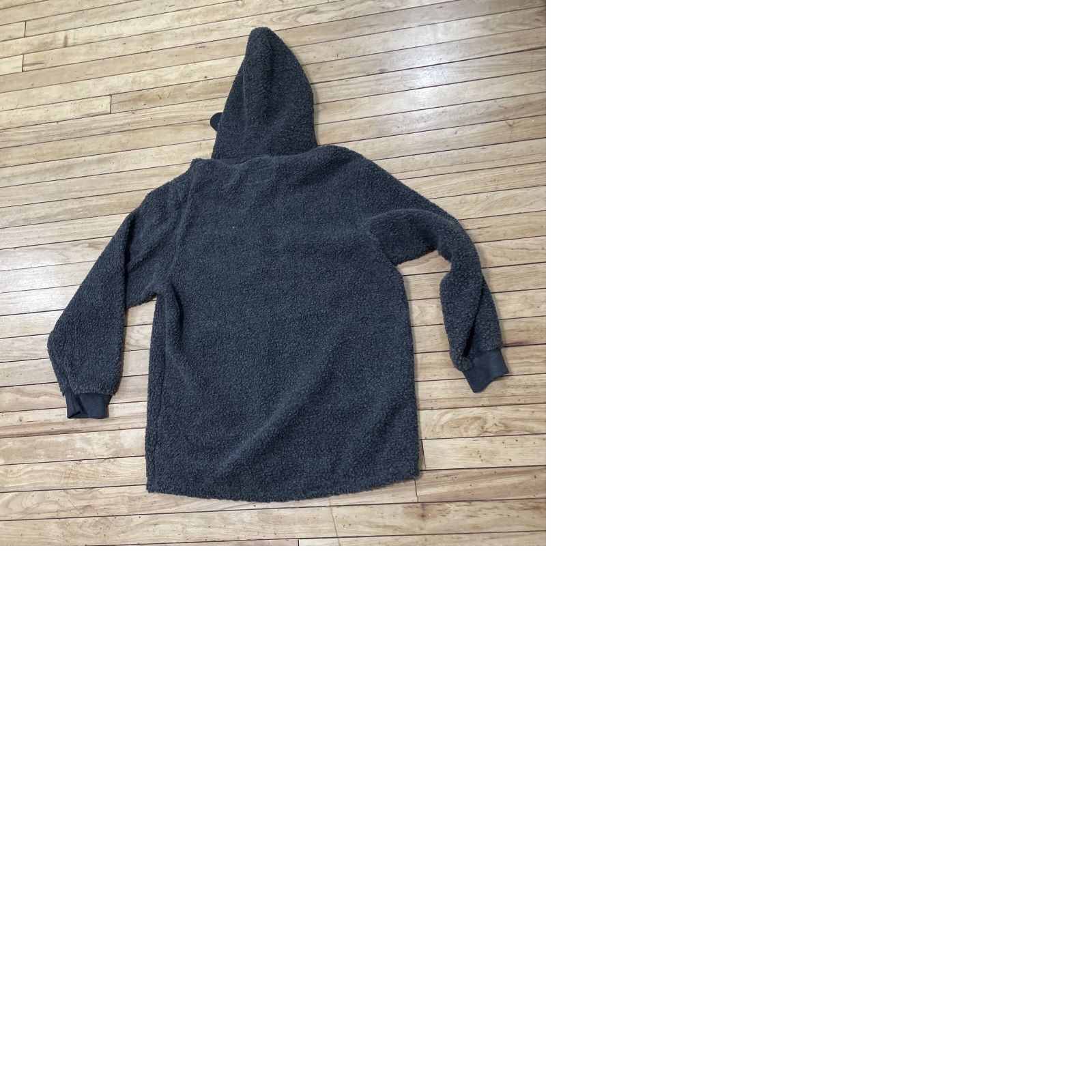 Vintage VINTAGE I5Apparel Sherpa Fleece 1/4 Zip Hood TAHOE Adult Large Charcoal Gray Warmth NEW Size US L / EU 52-54 / 3 - 11 Thumbnail