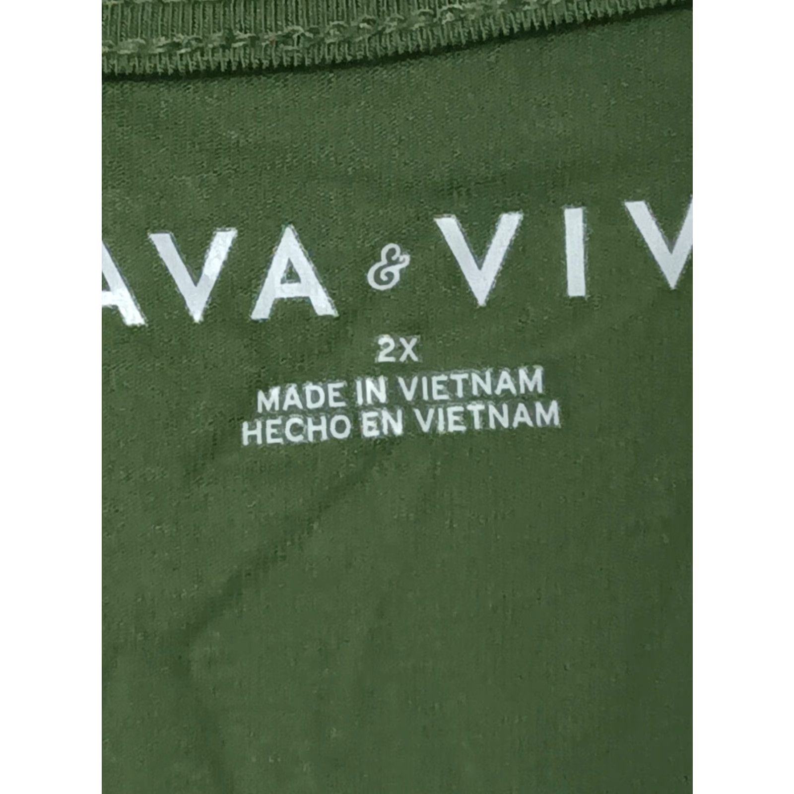 Vintage Ava & Viv Olive Green Stretch Sarong Faux Wrap Style Dress 2X Womens Dress Olive Green Stretch Sarong Faux Wrap Style Dress 2X Ava & Viv Size XXL / US 16-18 / IT 52-54 - 5 Thumbnail