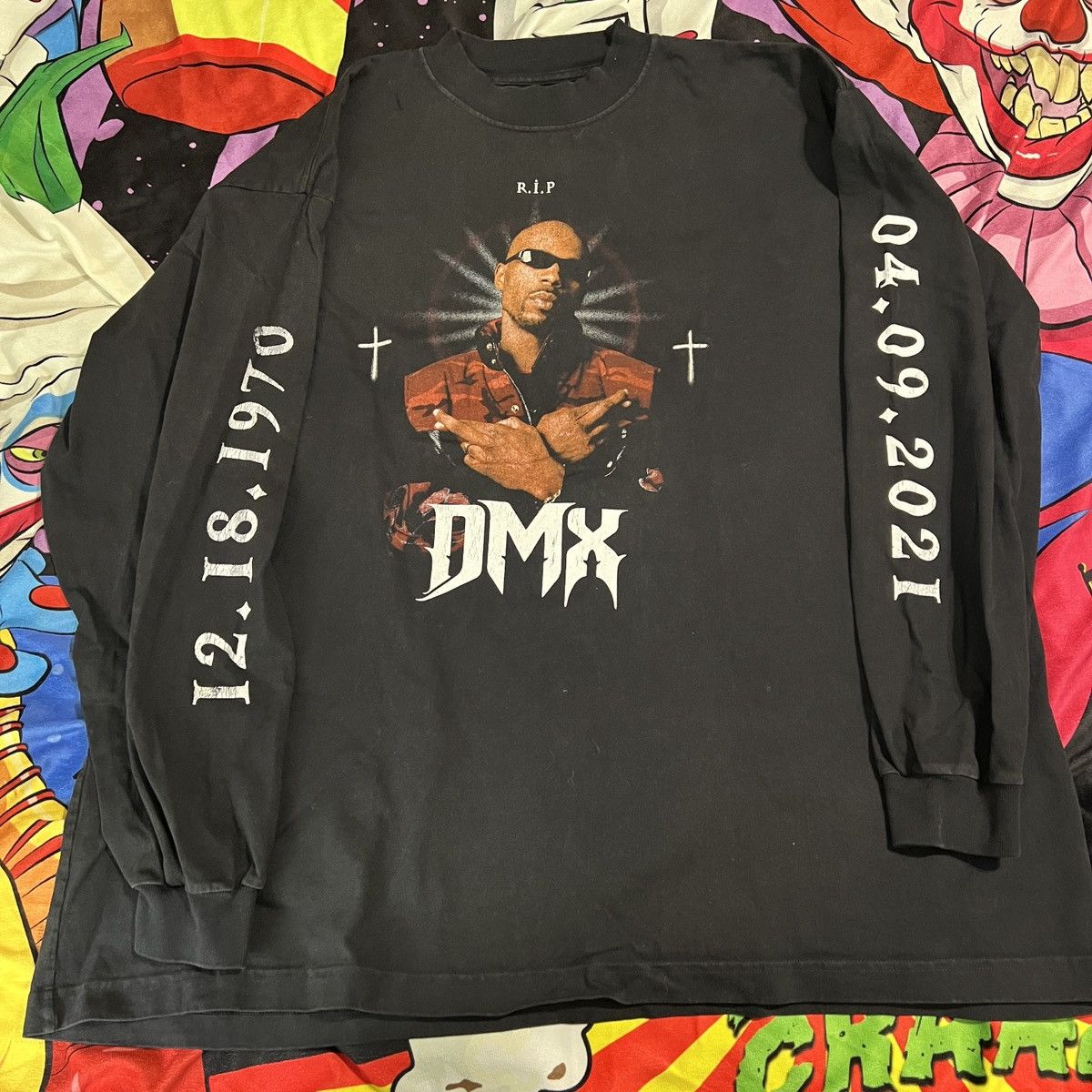 トップス BALENCIAGA DMX YEEZY Tribute BALENCIAGA DMX YEEZY A TRIBUTE OVERSIZED LS T-SHIRT SIZE: XL | eBay