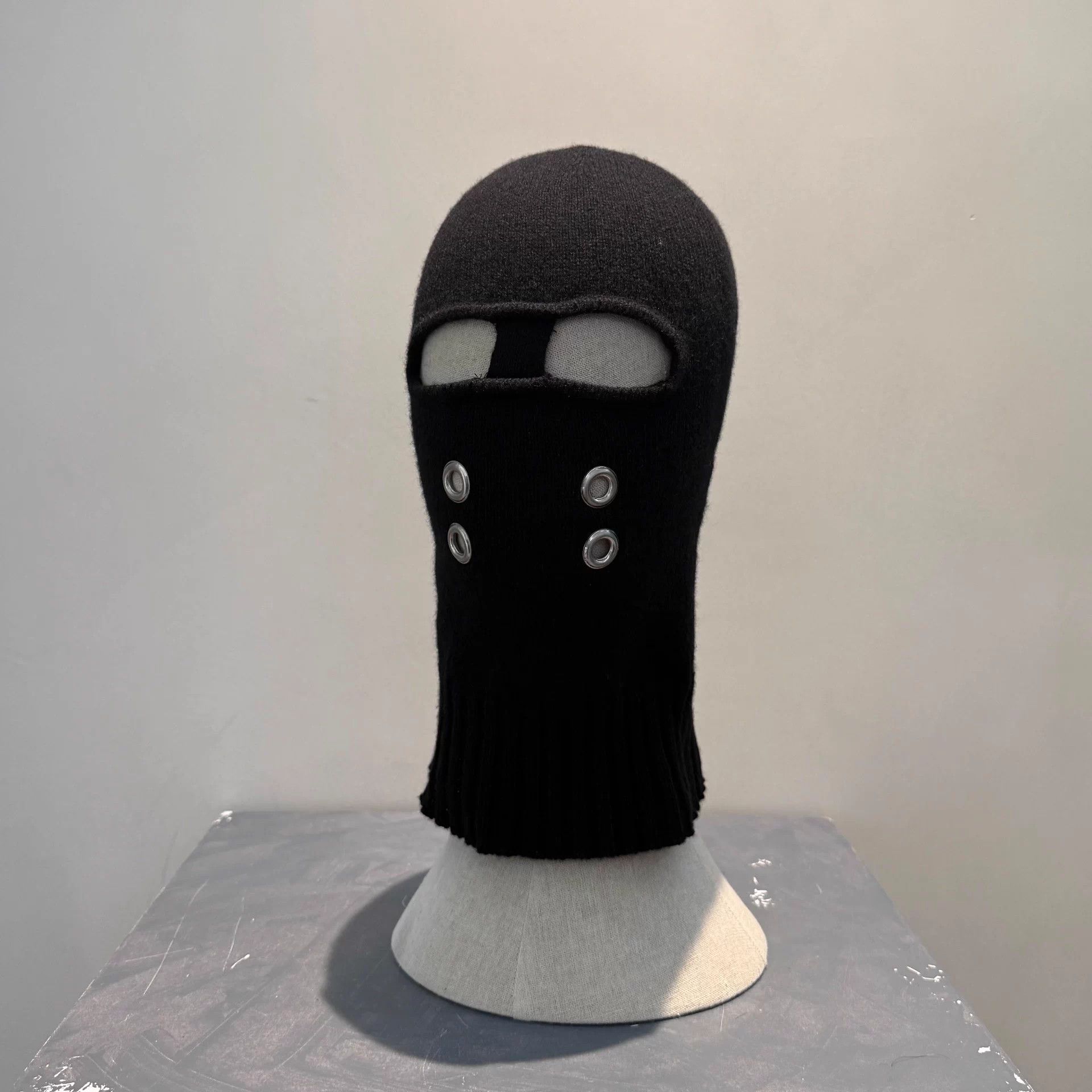 Rick Owens RICK OWENS GIMP CASHMERE BALACLAVA SHIESTY MASK BEANIE