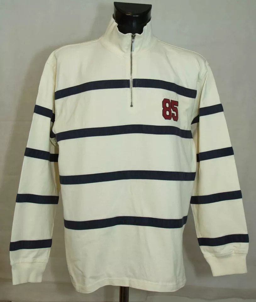 Tommy Hilfiger TOMMY HILFIGER SWEAT COTTON ZIP NECK SIZE L-XL ( LABEL L)- Size US L / EU 52-54 / 3 - 1 Thumbnail
