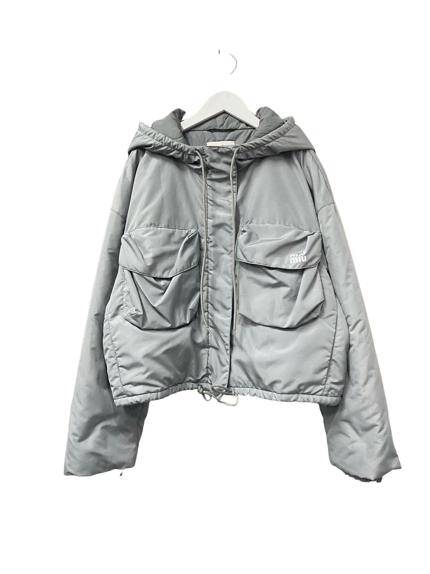 Miu Miu Miu Miu Nylon Hooded Jacket Size 36 Size XS / US 0-2 / IT 36-38 - 1 Thumbnail